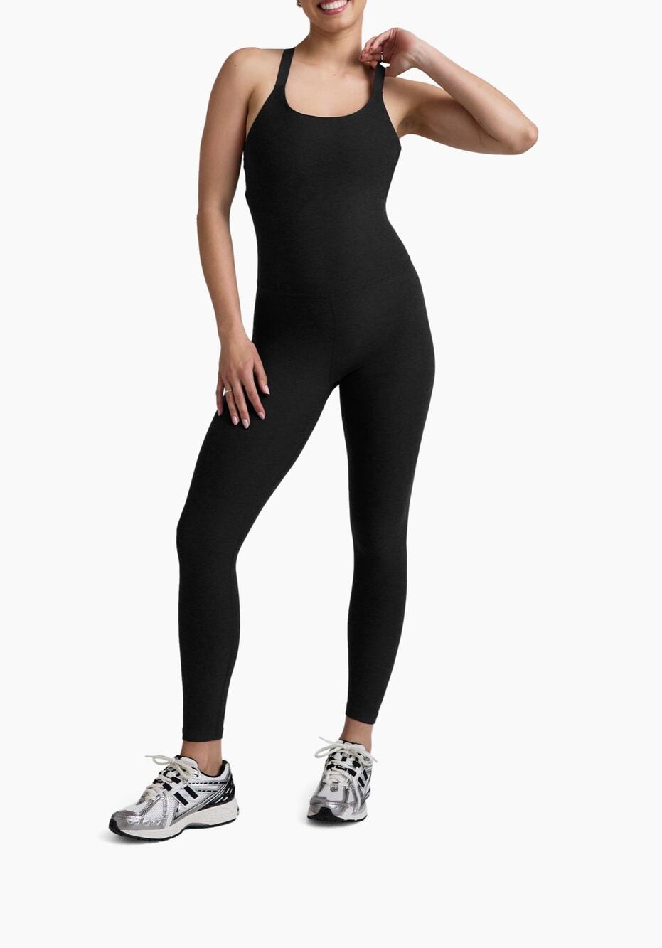 Beyond Yoga Spacedye Play The Angles Jumpsuit - Darkest Night XL - NWOT